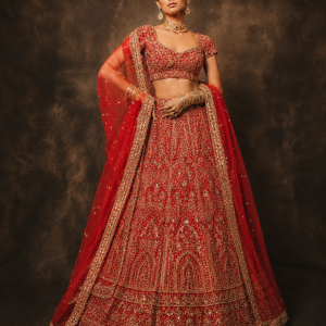 Imperial Rouge Bridal Lehenga